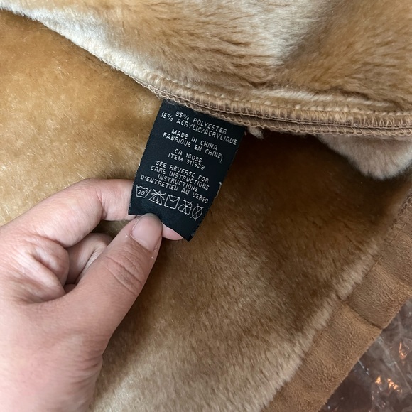 Suede Faux fur coat - Picture 5 of 6